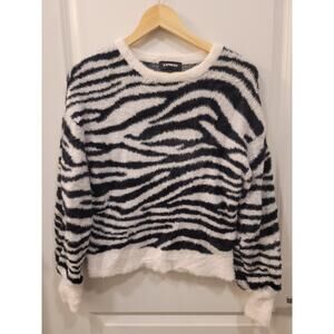 Express Zebra Sweater